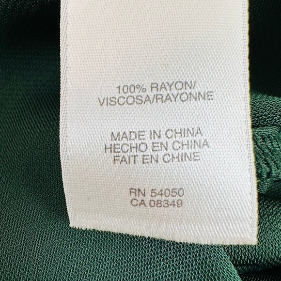 C&T Costello TAGLIAPIETRA Green V-Neck Sleeveless Wrap Dress Mini Boho Emerald - Picture 7 of 7